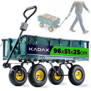 Wózek ogrodowy transportowy 3w1 300kg zielony