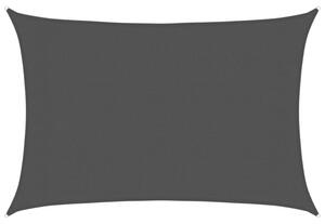 Żagiel przeciwsłoneczny, 160 g/m², czarny, 3x4 m, hdpe