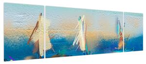 Obraz - Malarstwo krajobrazowe, malarstwo (170x50 cm)