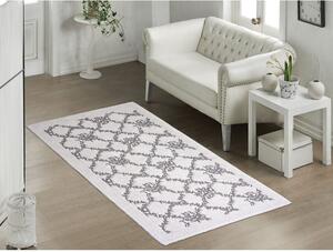 Szarobeżowy bawełniany dywan Vitaus Sarmasik, 60x90 cm