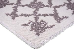 Szarobeżowy bawełniany dywan Vitaus Sarmasik, 60x90 cm
