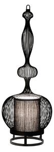 Lampa Stołowa Forestier, Impératrice, czarny, salon, metal, design