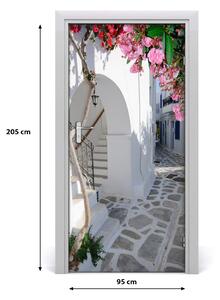 Fototapeta samoprzylepna na drzwi Grecka wioska