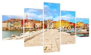 Obraz - Stare istryjskie miasto Poreč, Chorwacja (125x70 cm)