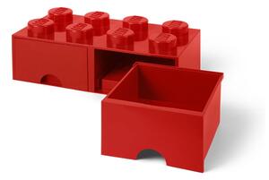 Czerwony pojemnik z 2 szufladami LEGO®