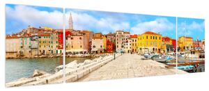 Obraz - Stare istryjskie miasto Poreč, Chorwacja (170x50 cm)