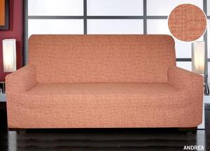 Forbyt, Pokrowiec elastyczny na sofę, Andrea, ceglasta fotel - szerokość 60 - 110 cm