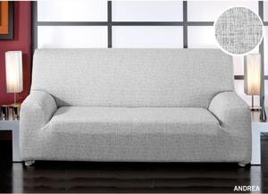 Forbyt, Pokrowiec elastyczny na sofę, Andrea, biało-czarny fotel - szerokość 60 - 110 cm