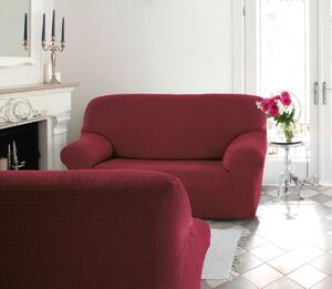 Forbyt, Pokrowiec multielastyczny na sofę, Cagliari, bordowy fotel 70 - 110 cm
