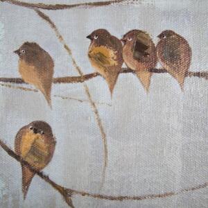 Zestaw 2 ręcznie malowanych obrazów Graham & Brown Birds