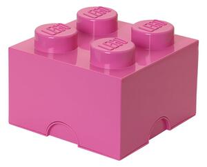 Różowy kwadratowy pojemnik LEGO®