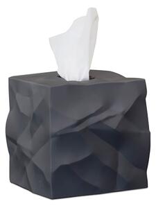 Czarny pojemnik na chusteczki Wipy Cube Black