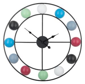 Nowoczesny zegar wiszący ścienny Ø56cm żelazny bez cyfr kolorowy Reiden Beliani