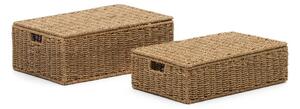 Koszyki zestaw 2 szt. z trawy morskiej 40x60x21 cm Tossa – Kave Home