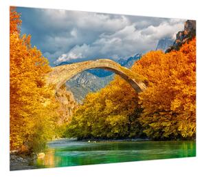 Obraz - Most Konitsa (70x50 cm)