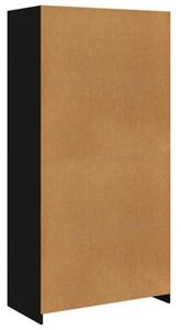 Szafa, czarna, 100x50x200 cm, materiaÅ drewnopochodny