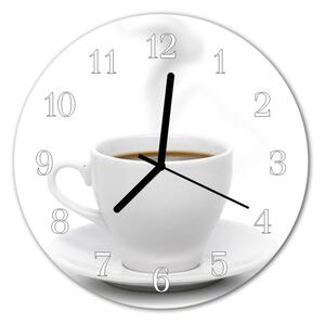 Zegar ścienny okrągły Kubek do kawy