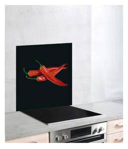 Szklana płyta ochronna na kuchenkę Wenko Peperoni, 60x70 cm
