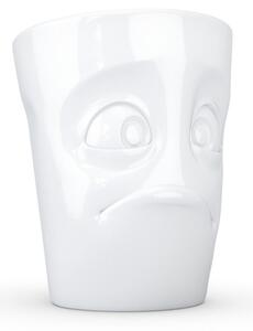 Biały bezradny porcelanowy kubek z uchem 58products