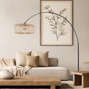 Steinhauer Lampa łukowa - lampa stojąca Sparkled Light, czarny, salon / jadalnia, metal