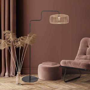 Steinhauer Lampa stojąca Bloeba, czarny, salon / jadalnia, metal