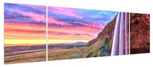 Obraz - Wodospad Seljalandsfoss (170x50 cm)