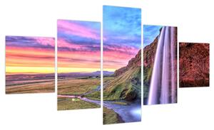 Obraz - Wodospad Seljalandsfoss (125x70 cm)