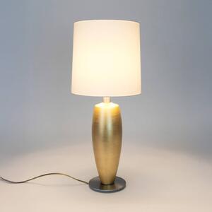 Holländer Lampa stołowa OMEGA SOTTILE, mosiężny / złoty, salon / jadalnia, ceramika