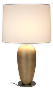 Holländer Lampa stołowa OMEGA OVAL, mosiężny / złoty, salon / jadalnia, ceramika