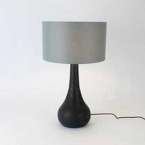 Holländer Lampa stołowa RODOLFO, czarny, salon / jadalnia, drewno