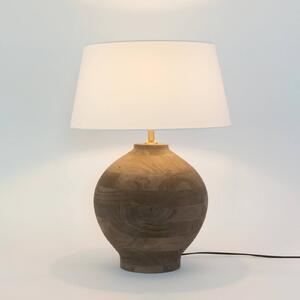 Holländer Lampa stołowa SORATTE, ciemne drewno, salon / jadalnia, drewno