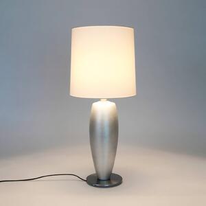 Holländer Lampa stołowa SIGMA SOTTILE, chromowy / srebrny, salon / jadalnia, ceramika
