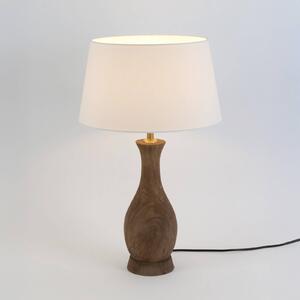Holländer Lampa stołowa ANTELAO, ciemne drewno, salon / jadalnia, drewno
