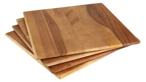 Zestaw 4 podkładek stołowych z drewna akacjowego T&G Woodware Tuscany