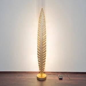 Holländer Lampa stojąca PIETRO, mosiężny / złoty, salon / jadalnia, metal