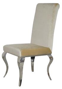 Krzesło glamour Premier Beige - krzesło tapicerowane beżowe