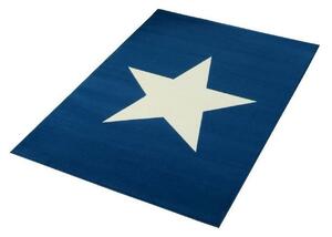 Niebieski dywan Hanse Home City & Mix Star, 140x200 cm