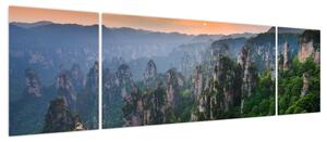 Obraz - Narodowy Park Leśny Zhangjiajie (170x50 cm)