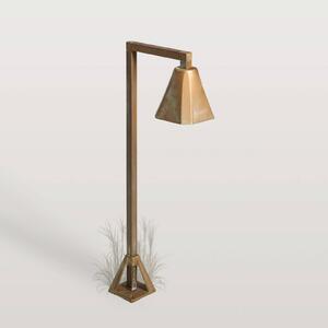 Moretti Luce Lampa ogrodowa stojąca Silva Frame, brązowy / mosiężny, mosiądz, dworkowy / rustykalny