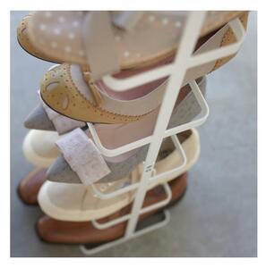 Biała półka na buty YAMAZAKI Tower Shoe Rack