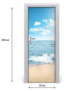 Naklejka fototapeta na drzwi Plaża i morze