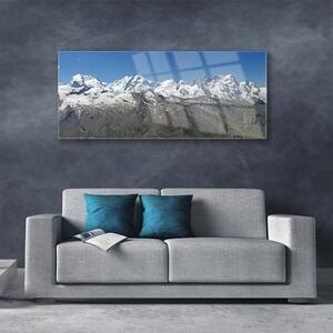 Obraz Szklany Góry Śnieg Krajobraz