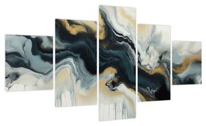 Obraz - Rysunek marmurkowy (125x70 cm)