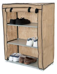 Beżowy organizer tekstylny na buty Compactor Shoes