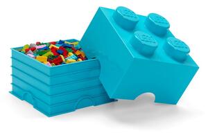 Błękitny kwadratowy pojemnik LEGO®