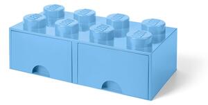Jasnoniebieski pojemnik z 2 szufladami LEGO®