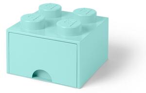 Jasnoniebieski kwadratowy pojemnik LEGO®