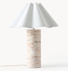 Lampa stołowa LED z funkcją przyciemniania z marmurową podstawą Arya