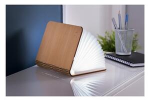 Jasnobrązowa lampka stołowa LED z drewna klonowego w kształcie księgi Gingko Booklight