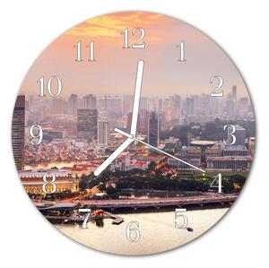 Zegar ścienny okrągły Miasto